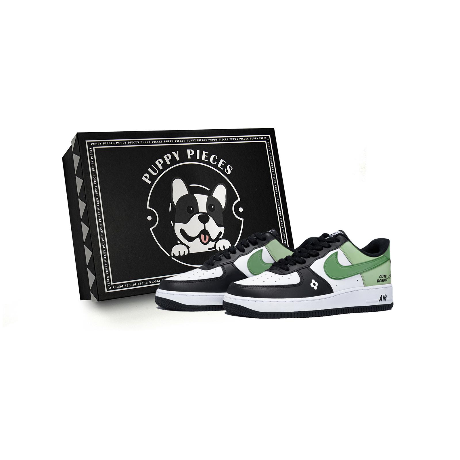 

Nike Air Force 1 Puppy Fragment, Special Shoe Box Low top Skateboard Shoes Men s White DV0788-001(Team85-AS-BOX) 42