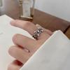 Lan Zhi 925 Sterling Silver Unisex Retro Open Index Finger Ring