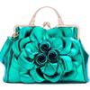 Bolsa de flor rosa bolsa de couro feminina mensageiro bolsa de noiva