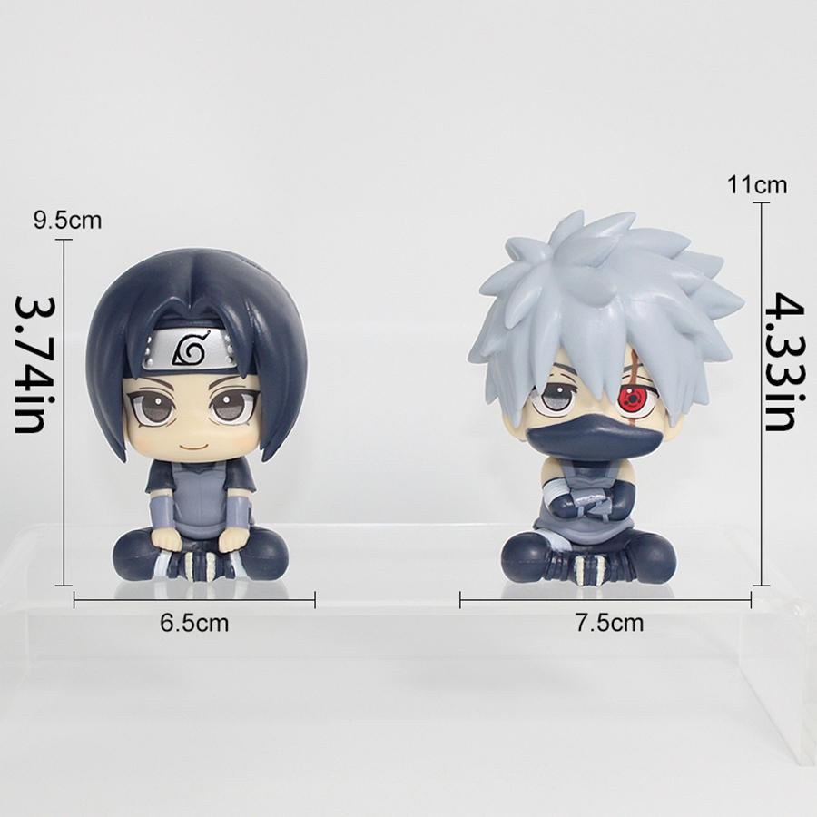 10cm Na Ru To Anime Figure Action Figure Q Version Kakashi Figurine PVC Collection Model Doll Toys