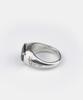 Sheen666 Soft Block Silver Ring Black (Type A)