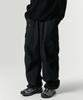 [City Leisure] Wide Belted Cargo Pants [Black]