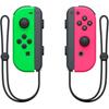 Paire De Manettes Joy-Con Vert Néon & Rose Néon Pour Nintendo Switch