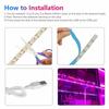 Led Grow Light Strip Waterproof Energy Saving Full Spectrum Grow Lamp For Indoor Plant Vegetable