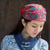 Lady Women Soft Cotton Ethnic Style Turban Hat Head Wrap Scarf Beanie Embroidered Flower Florals Print