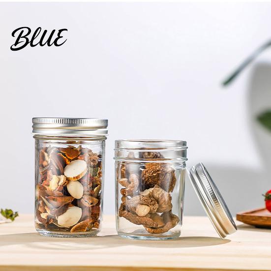 Nuts Sealed Jar Clear Multifunctional Airtight Lid with Screw 300/400/500/650ML Glass Large Capacity Fruit Jam