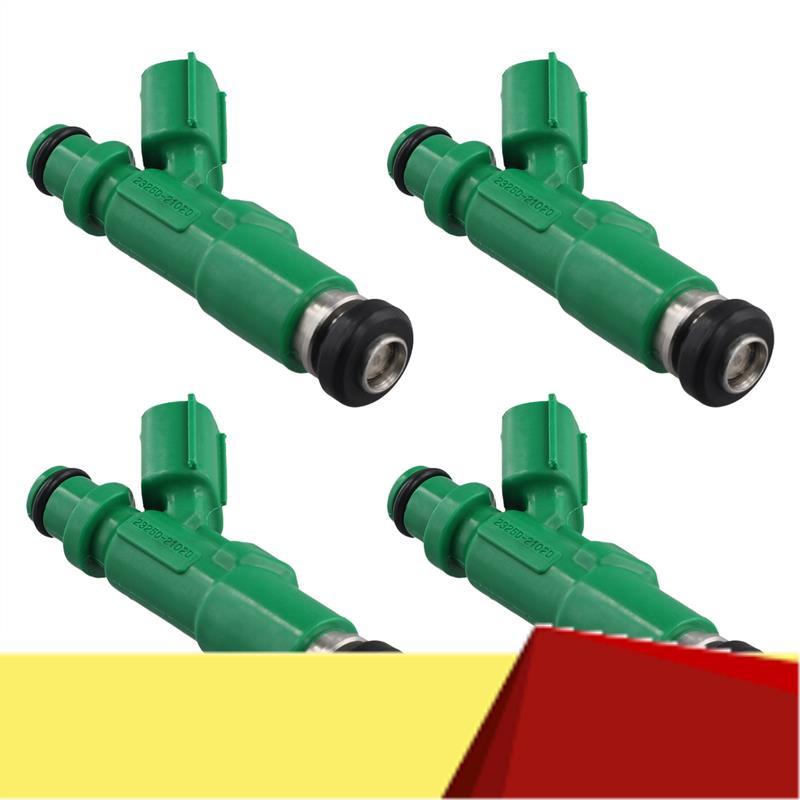 4PCS 23250-21020 New Fuel Injector Nozzle For Toyota PRIUS ECHO SCION XA XB 1.5L-M53K