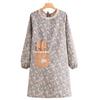 Breathable Long Sleeve Apron Protective Suspender Work Dress Cleaning Apron  Restaurant Use