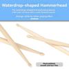 12 Pairs 7A Maple Wood Drum Sticks Classic High-quality Drumsticks for Adults and Beginners