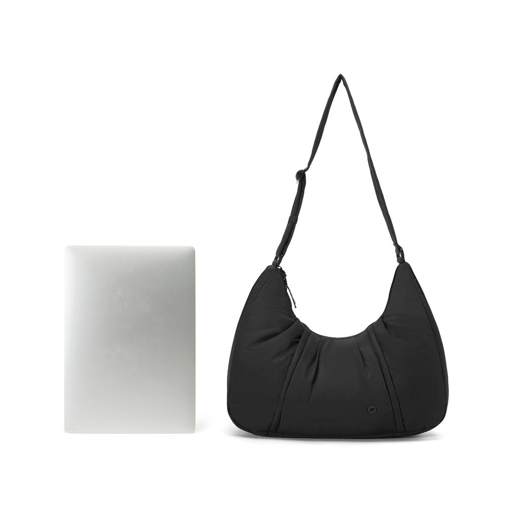 New Skechers Waterproof Fabric Crossbody Bag, Shoulder Bag Regular Women's Carbon Black P325U023-0018
