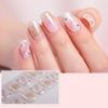 Tiras de Gel para Unhas com Lixa Fácil de Aplicar Remover Autocolante de Unha Decalque Mulheres Manicure em Casa Esmalte DIY Envoltório de Unha
