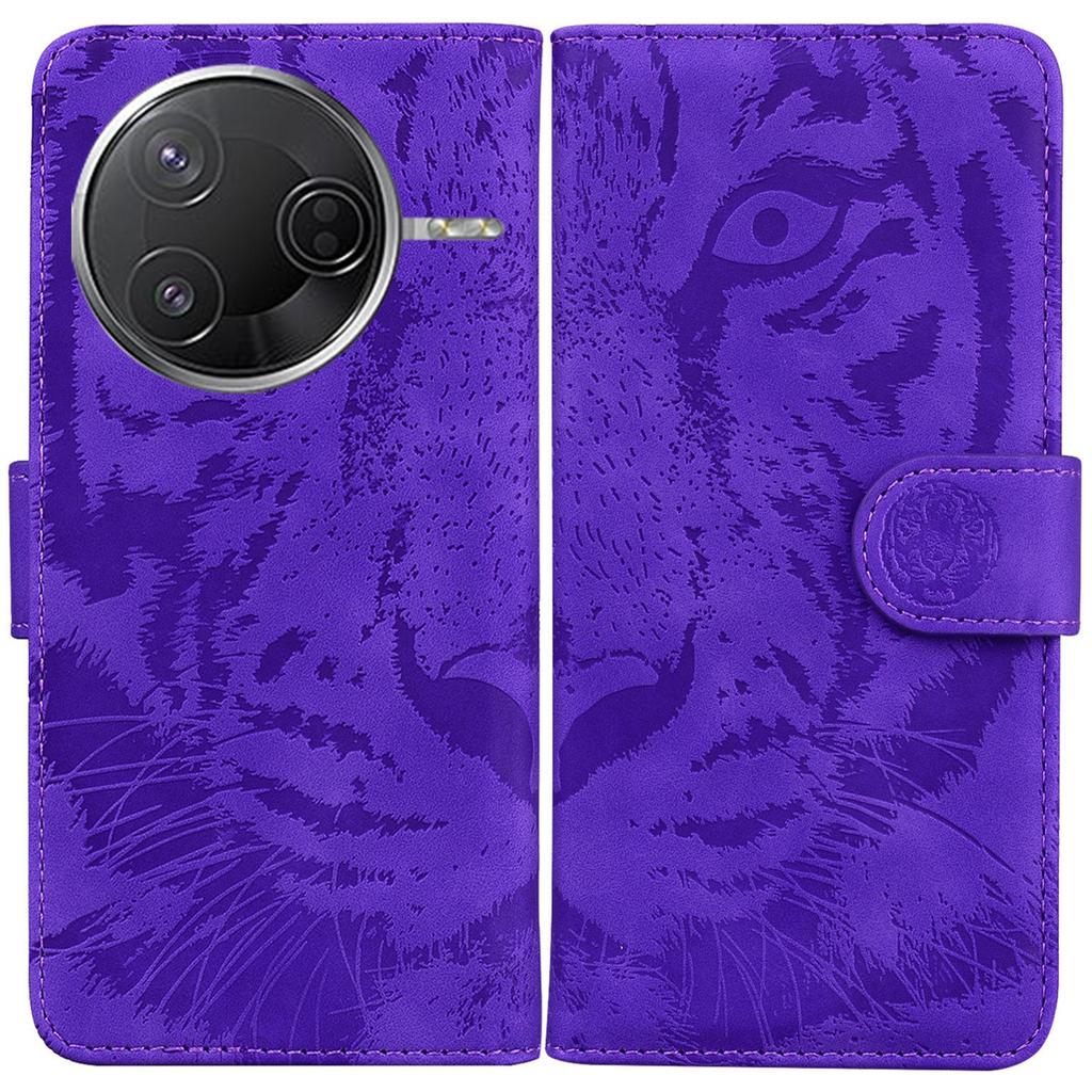 For Xiaomi Poco F7 Pro 5G/F7 Ultra 5G/Redmi K80 Pro 5G/K80 5G Case Tiger Imprint Leather Wallet Phone Cover
