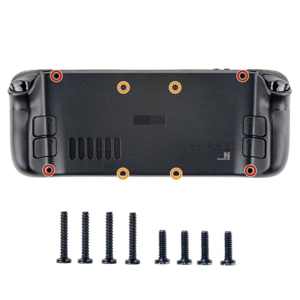 14pcs Back Case Screws Set Kit Replacement Fix Screws for Steam Deck Gamepad Accessories Console Rear Cover Shell Screws