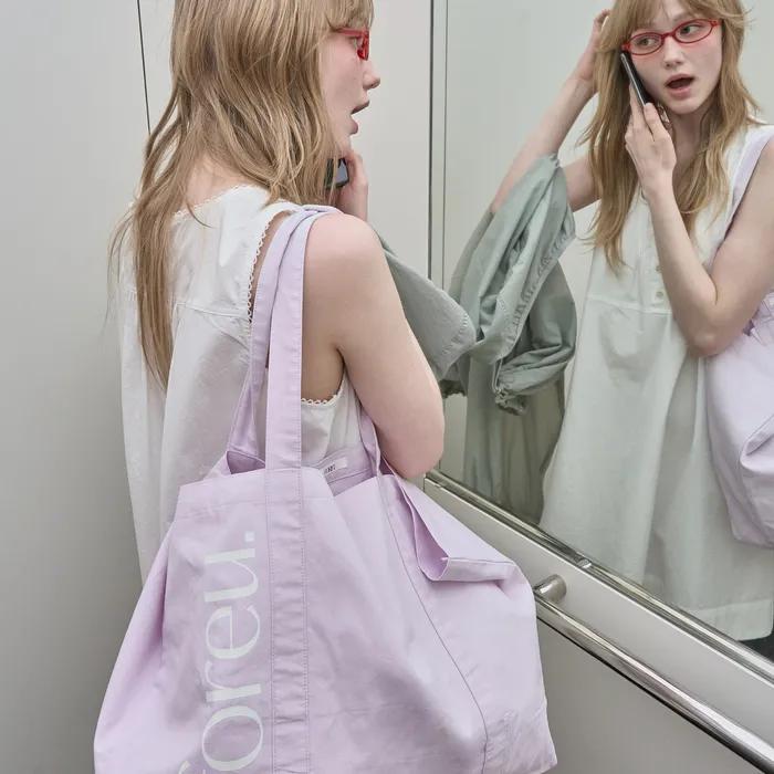 (3rd) Bloom Slogan Eco Bag (Lavender)
