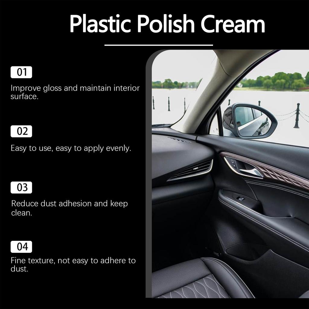 Automobile Plastic Care Paste Polishing, Brightening, Cleaning, Refurbishing, Crystal Coating Plastic Maintenance And Polishing Paste.