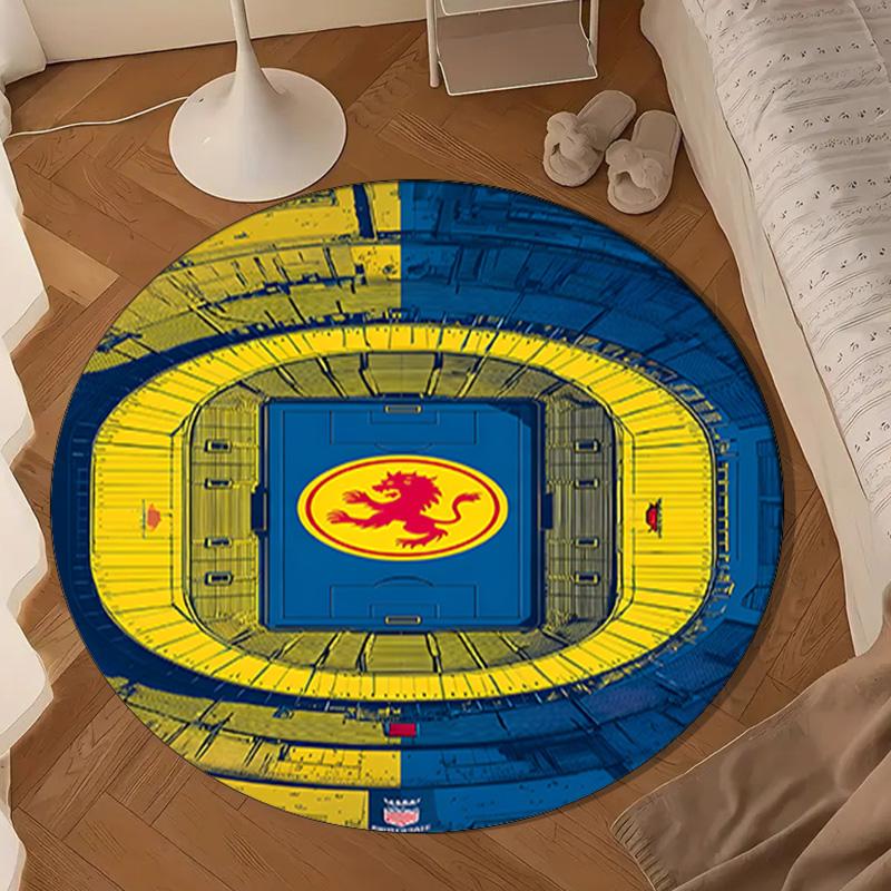 Braunsch-weiger Sports Emblem Round Mat Home Decor, Chair Rug For livingroom,Bedroom, Doormat Home Decor Birthday Gift Christmas Gifts