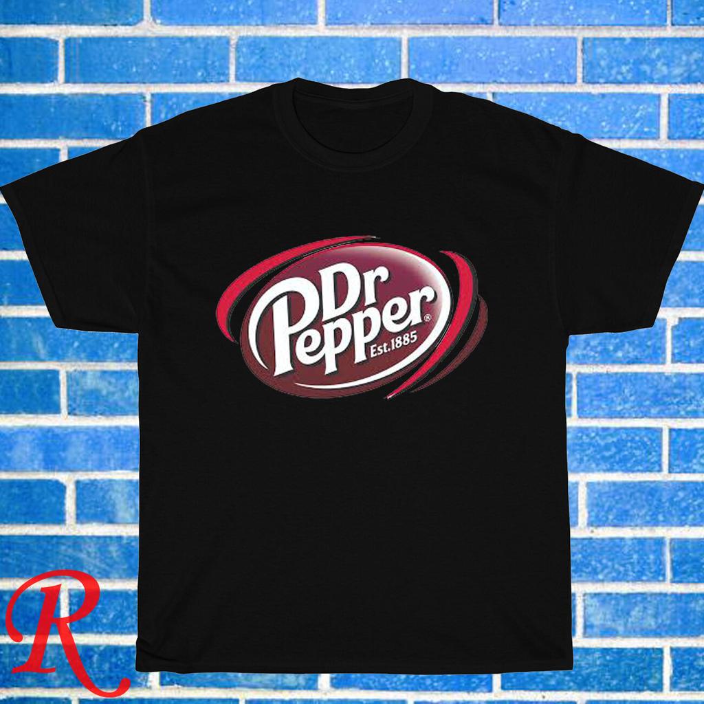 Nouveau Logo Dr Pepper Noir/Gris/Bleu Marine/Blanc Taille S-5XL T-shirt Unisexe