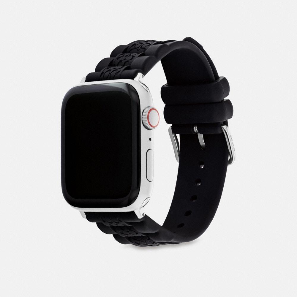 Coach Apple Watch  Strap  42 Mm And 44 Mm Ci990 Black