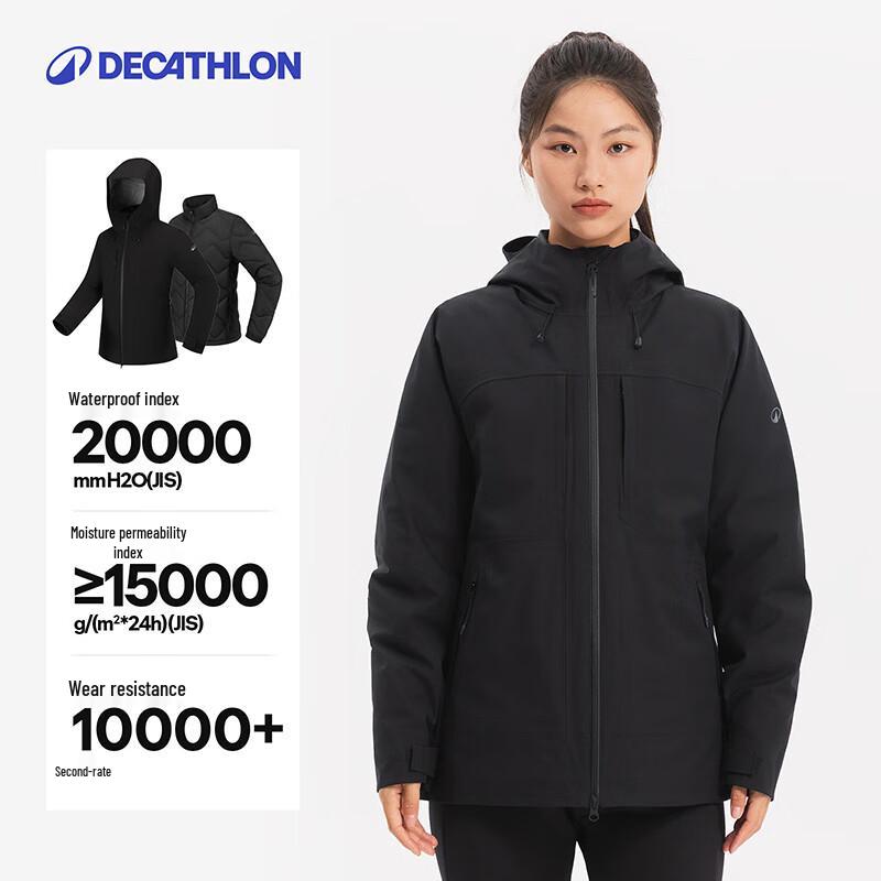Decathlon Women s 3-in-1 Waterproof Down Jacket S