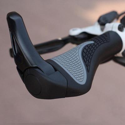 Ergonomické hliníkové slitiny Gripy na řídítka horského kola s gumovými Lock-On konci
