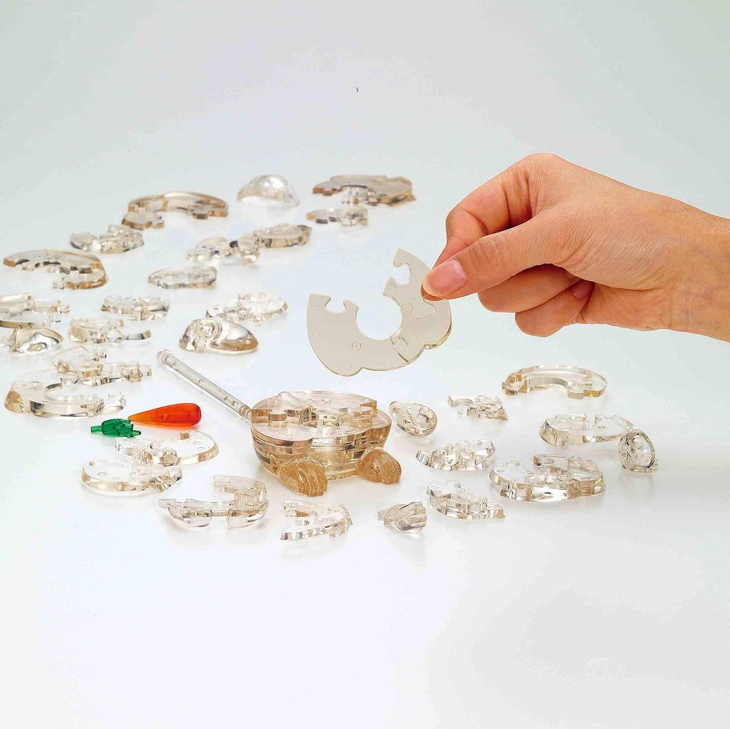 Crystal Puzzle Rabbit Brown 50234 43-piece