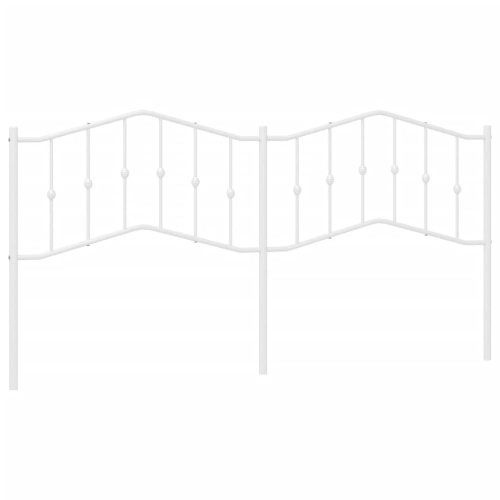 Replacement Headboard Metal White 200 Cm