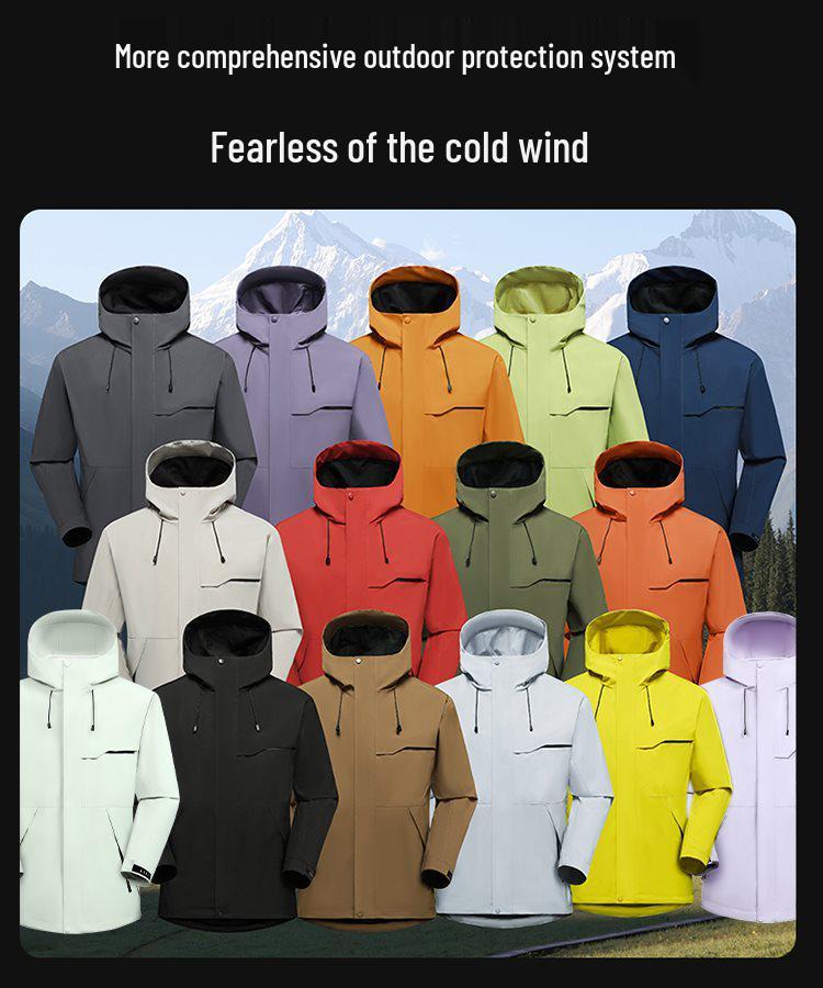 2026 Unisex Hooded Softshell Jacket: Single-Layer, Spring/Autumn, Casual Outdoor Wear