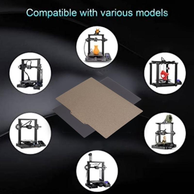 Spring Steel Build Plate Magnetic 200x300mm 2 Sided Powder Painted PEI 3D Printer Accessories