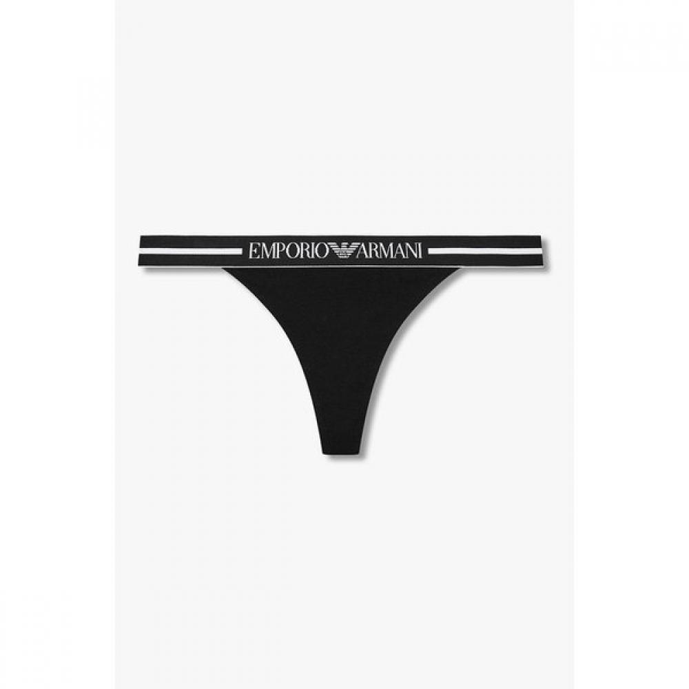 Emporio Armani Women Thong Color Block Line Center Logo 0826110518 S(90)