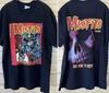 The Misfits Band Terror Graphic 2 Side Black Cotton T Shirt Unisex Men Women