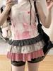 Y2K Patchwork Mini Skirt - Stripes, Plaid & Stars Print A-line Skirt