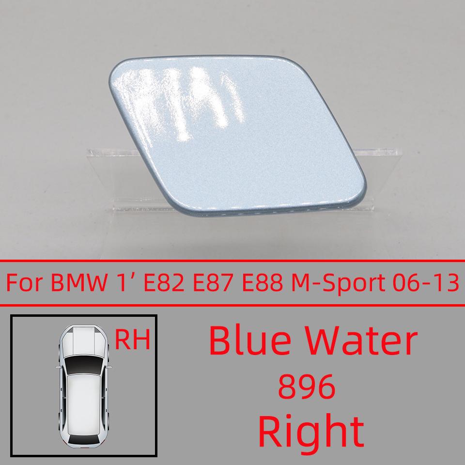 For BMW 1 Series E81 E82 E87 E88 LCI M SPORT 2005-2013 Front Headlight Headlamp Washer Nozzle Cover Cap 61677837431 61677837432
