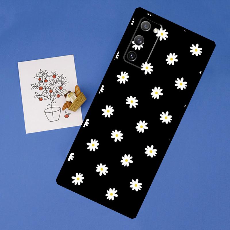 Daisy Flower Phone Case For Samsung Galaxy S25 Ultra S9 S10 S20 S21 S22 Plus S23 Ultra S24 FE Back Cover