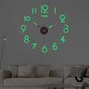 Modern Minimalist DIY Acrylic Wall Clock with Decorative Stickers for the Living Room