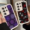 Phone Case for Samsung Galaxy S26 S25 Ultra S24 FE Snow Snowflake Winter Cold Shell S23 Plus S22 + S21 S20 5G Soft Silicone Fund