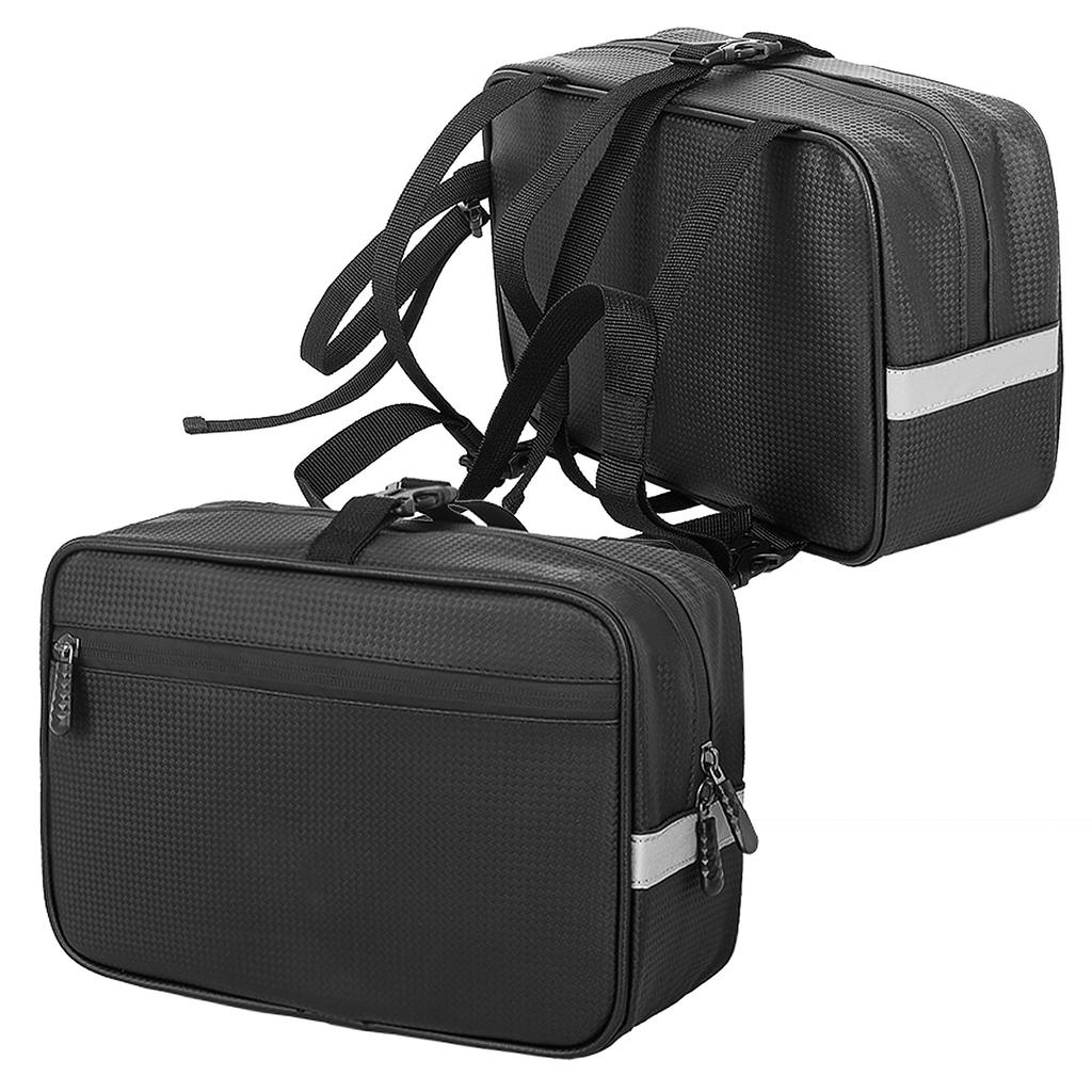 Borsa da Portapacchi Posteriore per Bicicletta 4,5L Resistente all'Acqua Borsa da Manubrio per Bicicletta per Motocicletta