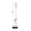 Abay 304 Stainless Steel Rose Fruit Forks