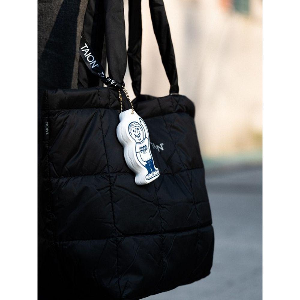 GOOD ON Boy Keychain - White