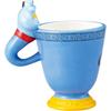 Disney Genie Goblet Diameter 11 x Perfect as a Birthday Gift or SAN4523 "Aladdin" Teacup/Mug, Approx. 210ml, 10cm, Blue, Tableware,