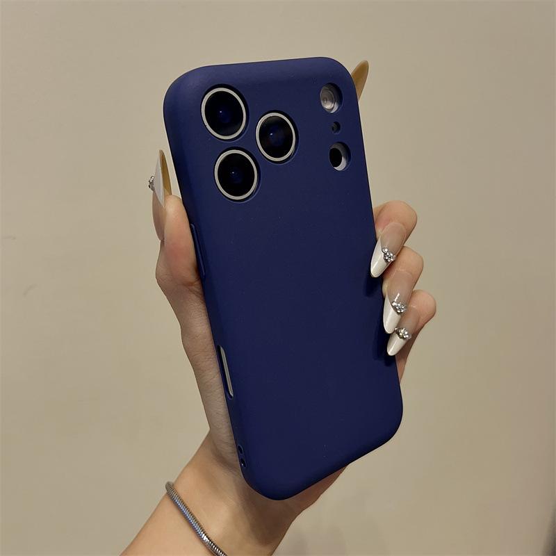 

iPhone 17 Pro Max Magnetic Case - Frosted Skin-Feel Soft Rubber with Apple 16 Flat Lens Protection 12 синий