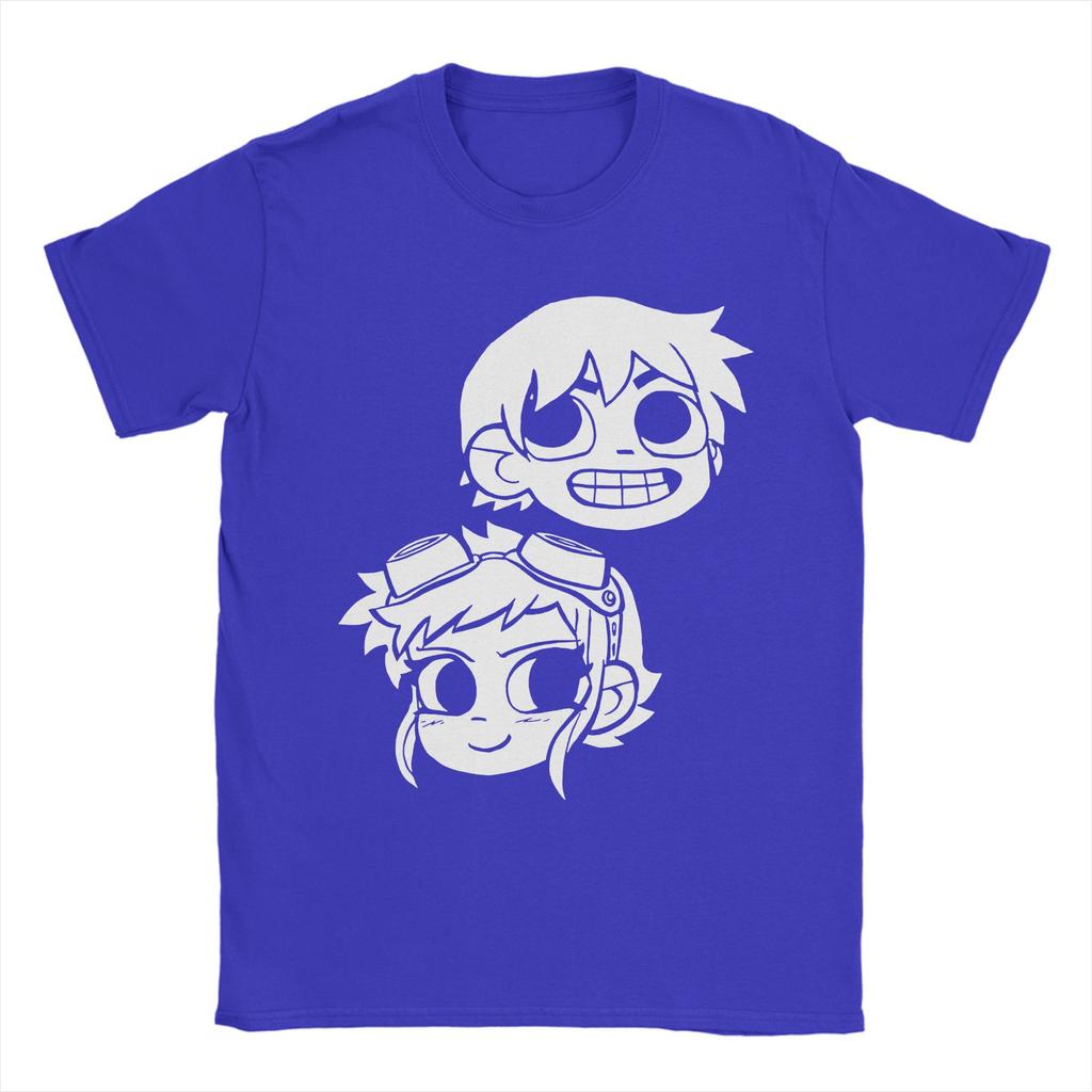Men's 2-Up! Scott Pilgrim T Shirt Cotton Clothing Casual Short Sleeve Round Neck Tees Gift Idea T-Shirts