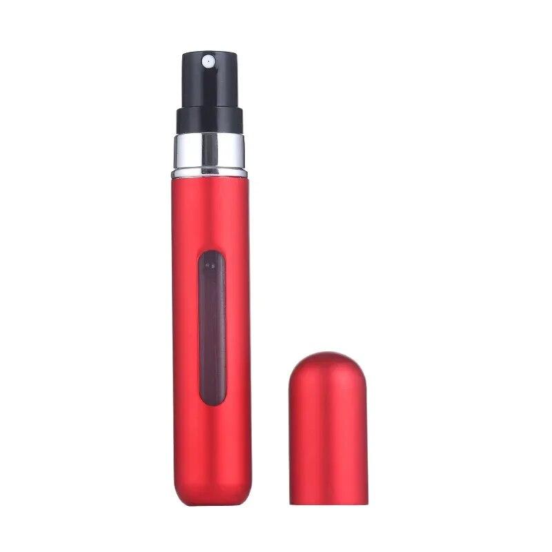 8ML přenosná cestovní mini malá nádoba z hliníkové peněženky tester Dekantační váleček na parfémy Nástroj na dávkování lahví Doplňovatelný sprej 1ks