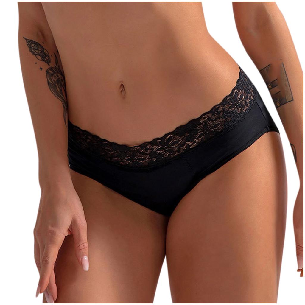 Leak Proof Menstrual  Panties Women Underwear Physiological Lace Pants