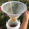 Honey Strainer Filter Mesh with Plastic Frame for Beekeeping Honey Extraction Equipment Durable Fine Mesh Filter for Honey Processing