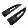 Pár krytů bočních větracích otvorů na kapotě ABS plastový lem s povrchovou úpravou karbonové vlákno matná černá pro Jeep Wrangler JK JKU Unlimited Rubicon 2007-20
