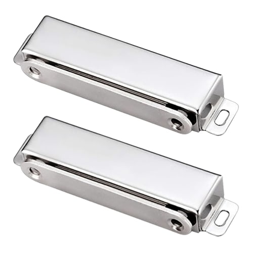 YUQI? Strong Magnetic Catch, Stainless Steel, 30kg Capacity, Magnetic Catch Latch, Door Stopper for Furniture Doors, Cupboards, and Cupboards (Pack of