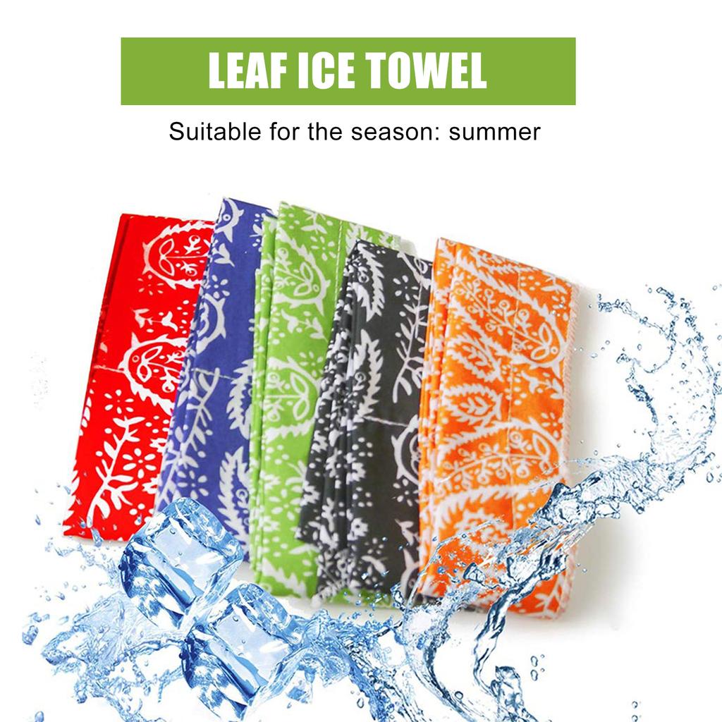 5-25Pcs Cool Scarf Neck Wrap Summer Sports Headband Chill Ice Sports Towel Wristband for Camping Running Golf Gym Beach Travel