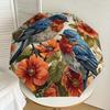 1PC Birds Flowers Umbrella-8-Rib Reinforced, Automatic Open, Lightweight & Durable, Cute Fashion Accessory for Outdoor-F2655