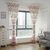 Chambre Fleurie Motif Pivoine Salon Rideaux Voilages Rideau Décoration Intérieure Draperies Fenêtre