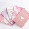New Color Printed PU Leather Passport Cover Case Bags Travel Women Men Passport Holder ID Card Storage Documents Bag Wallet